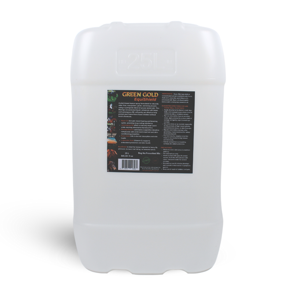 25L EQUISHIELD MORINGA PEST DETERRENT FOR HORSES