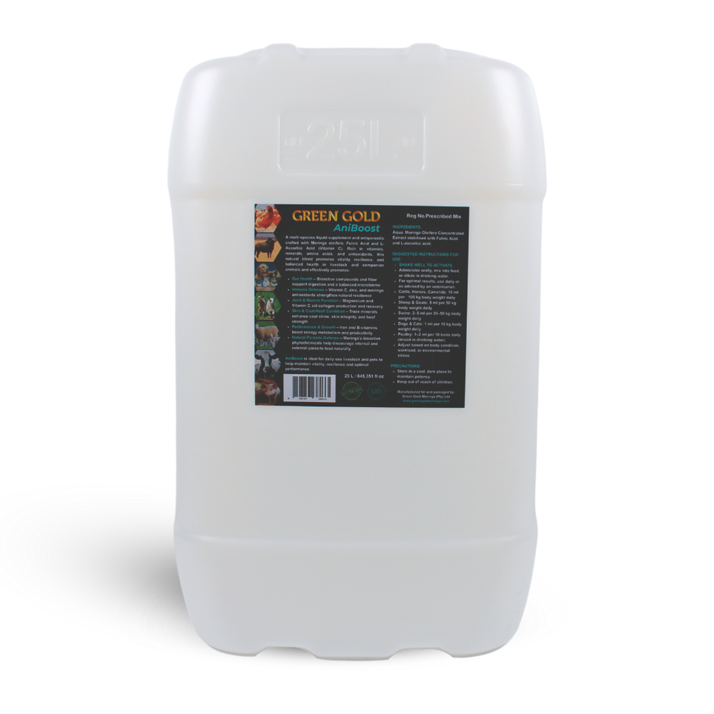 25L ANIBOOST MORINGA NUTRIENT SUPPORT FOR ANIMALS
