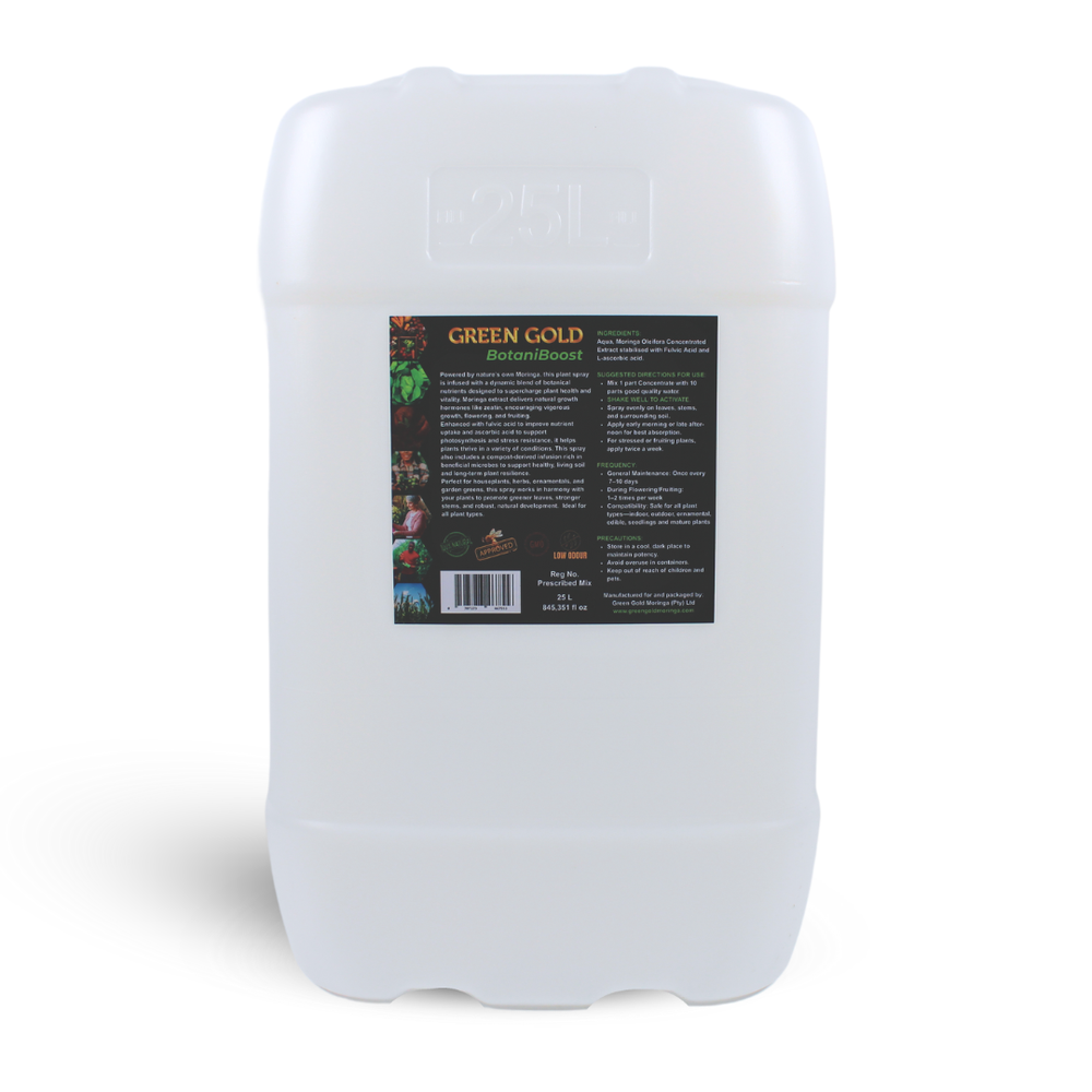 25L BOTANIBOOST MORINGA BIOSTIMULANT FOR PLANTS