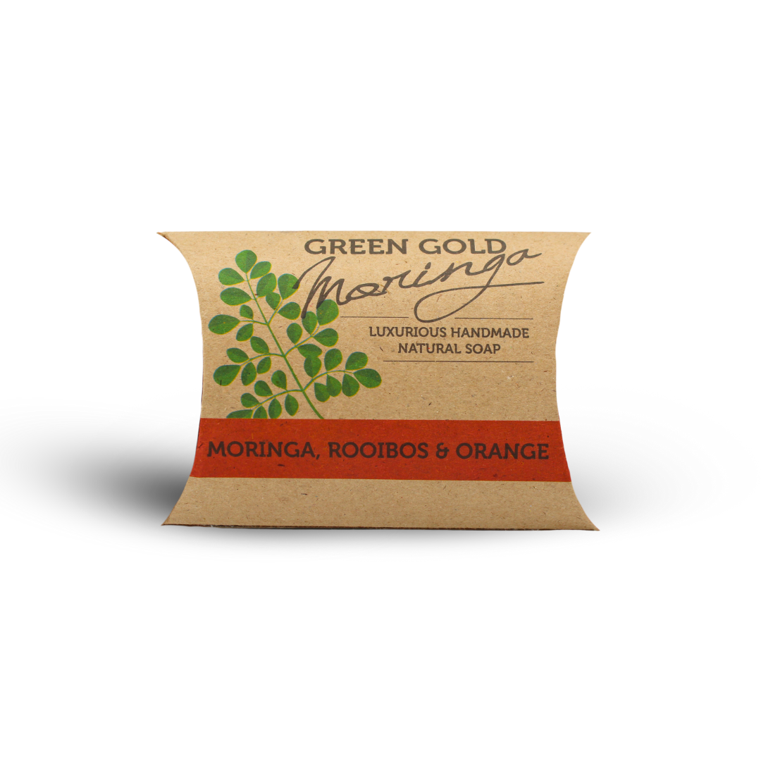 HANDMADE SOAP WITH  ROOIBOS, ORANGE AND MORINGA