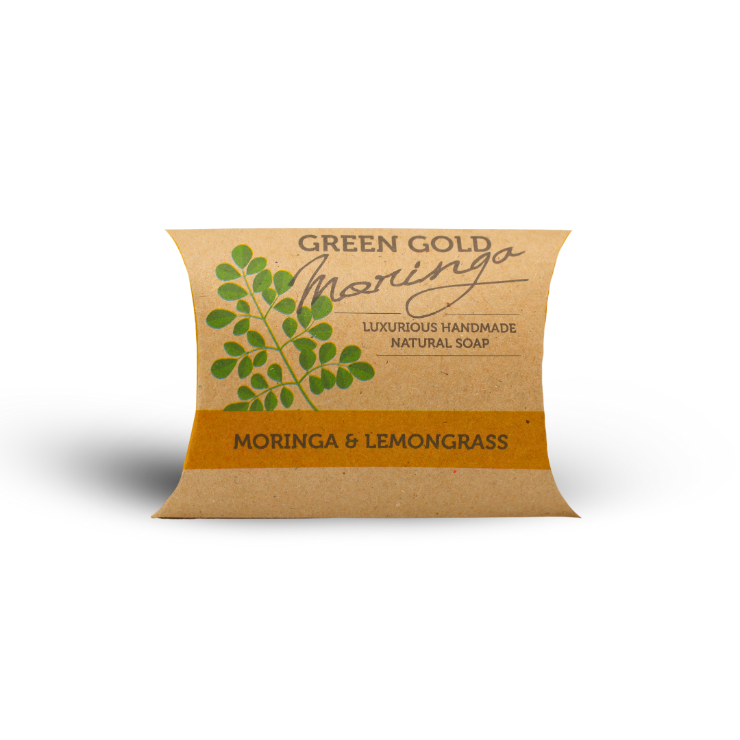 HANDMADE SOAP WITH LEMONGRASS AND MORINGA
