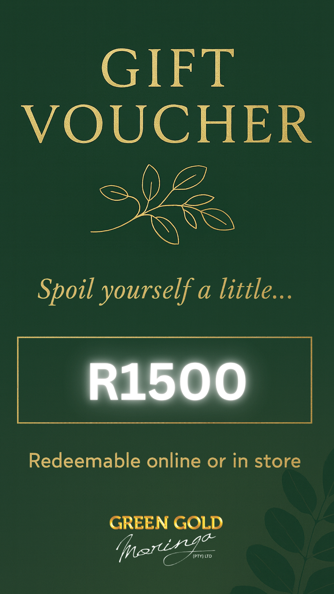 GIFT VOUCHER R1500