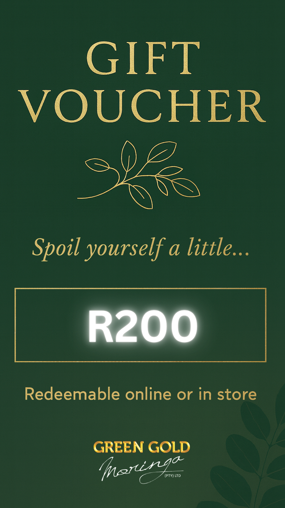GIFT VOUCHER R200