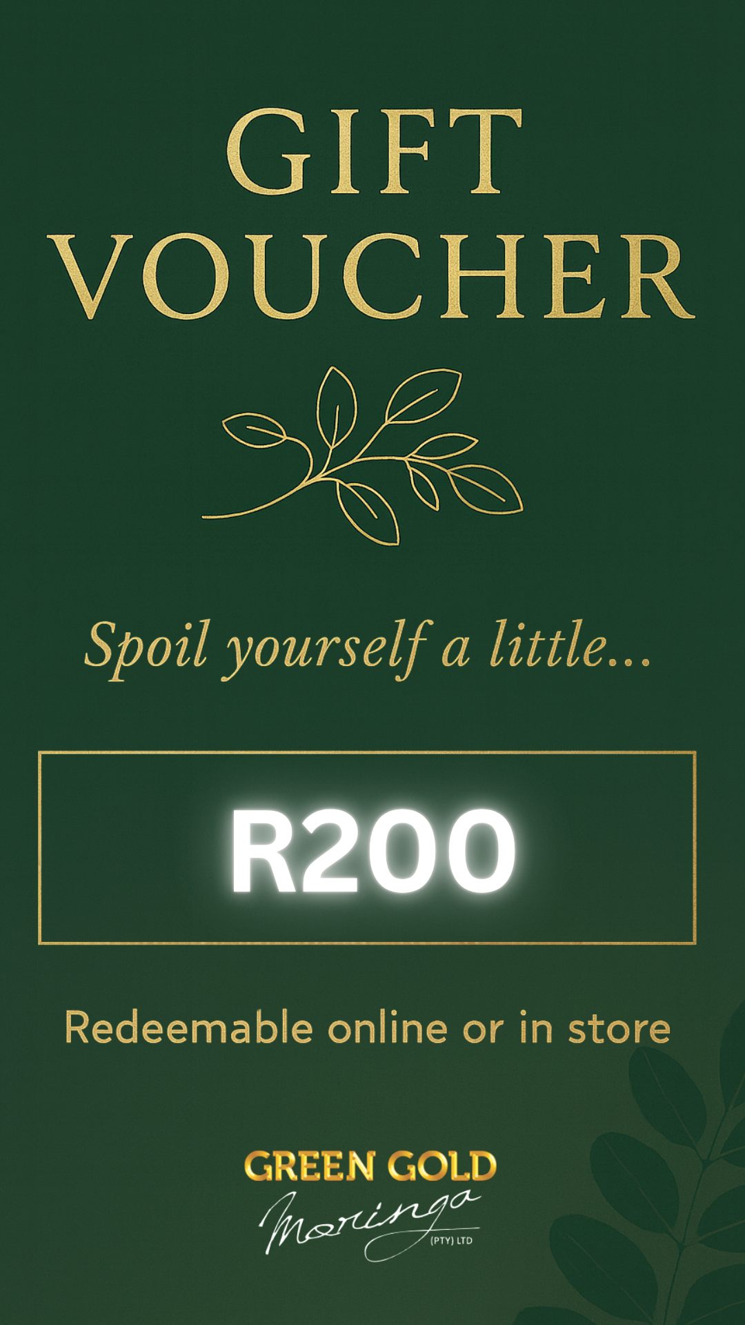 GIFT VOUCHER R200