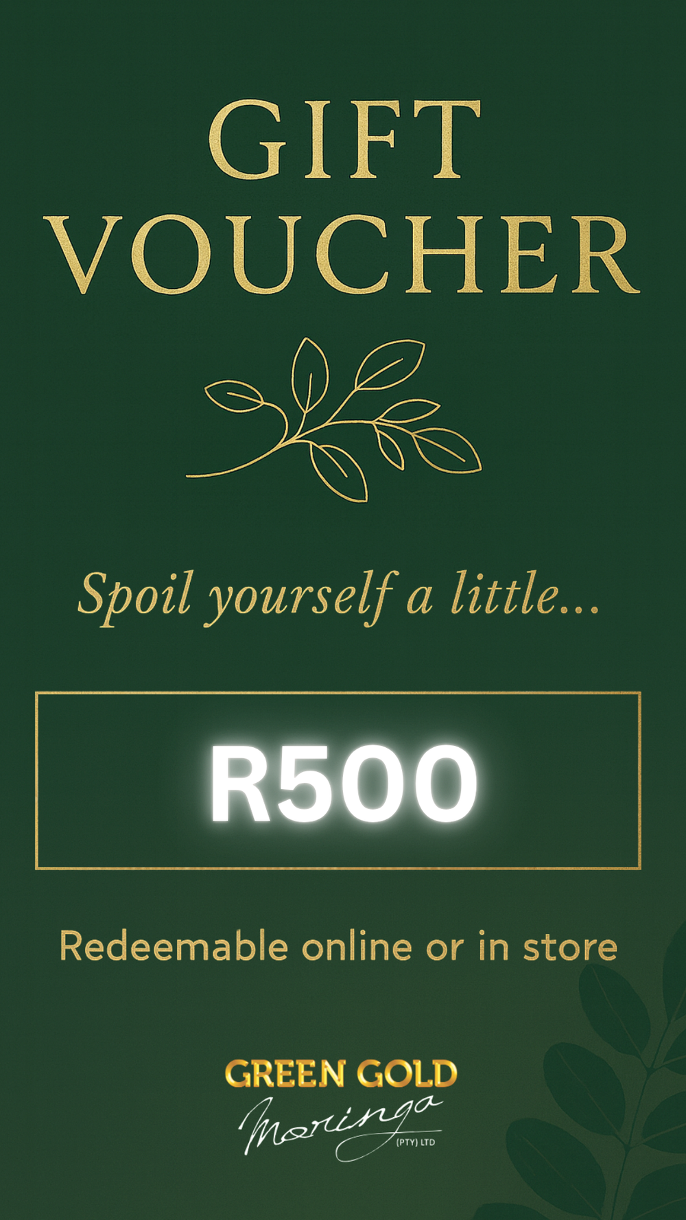 GIFT VOUCHER R500